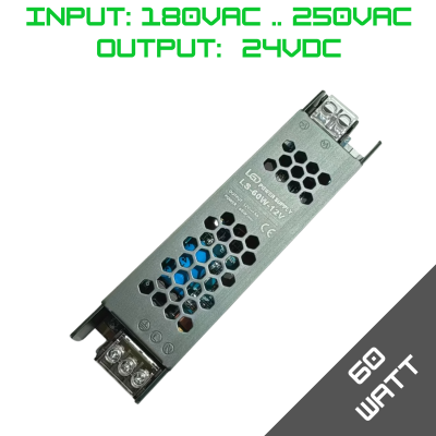 24VDC Power Supply - 60W
