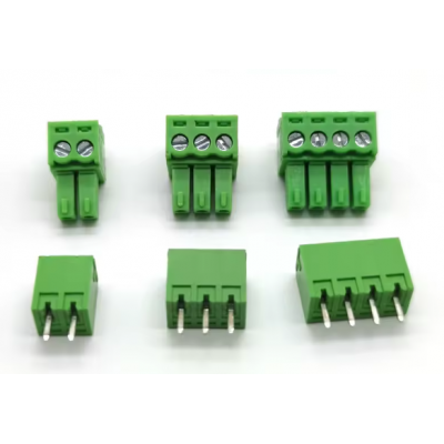 KF2EDG 3.5mm 2 Pin Bent Pin Pluggable Terminal Block (one set)