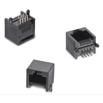 RJ45 8-pin PCB-mount connector