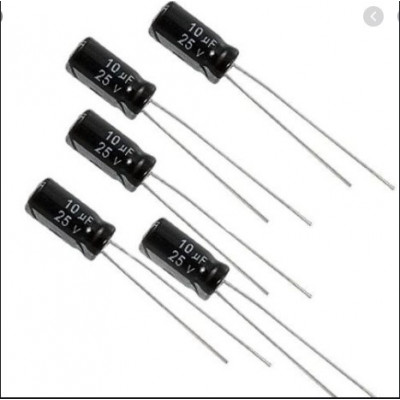 10uF 16V Electrolytic Capacitor (Pack of 5)