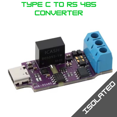 Isolated Type C to RS485 Module