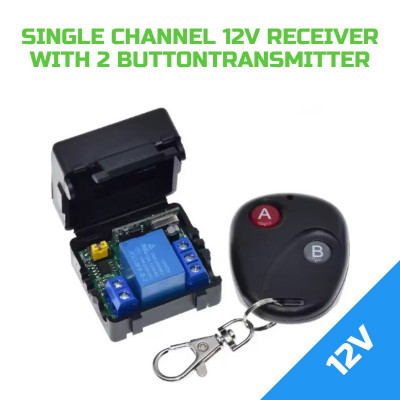 433MHz 1CH RF Remote Control Transmitter and Receiver