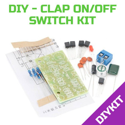 DIY Clap Acoustic Control Switch Electronic PCB Kit