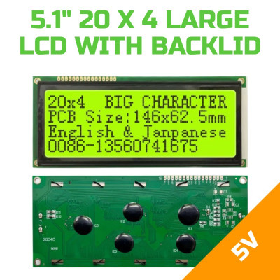 20x4 2004 Big Large Size Character Lcd Display