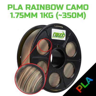 FIL X PLA Filament Rainbow - Camo 1.75mm (1kg)