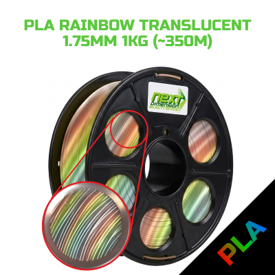 FIL X PLA Filament Rainbow - Translucent 1.75mm (1kg)
