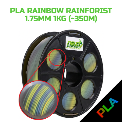 FIL X PLA Filament Rainbow - Rainforest 1.75mm (1kg)