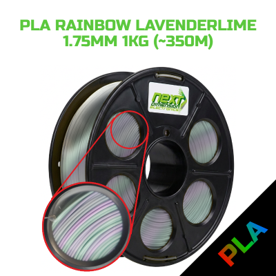 FIL X PLA Filament Rainbow - Lavender & Lime 1.75mm (1kg)
