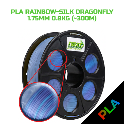 FIL X PLA Filament Rainbow-Silk Dragonfly 1.75mm (0.8kg)