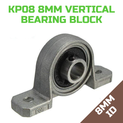 KP08 - 8mm (ID) pillow block bearing (Vertical)