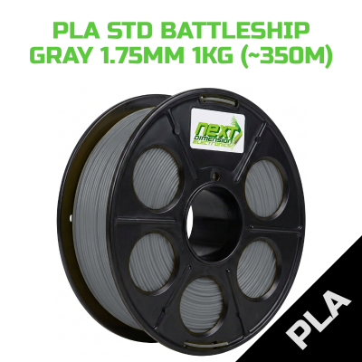 FIL X PLA Filament Standard - Battleship Grey 1.75mm (1kg)