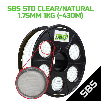 FIL X SBS Filament - Clear/Natural 1.75mm (1kg)