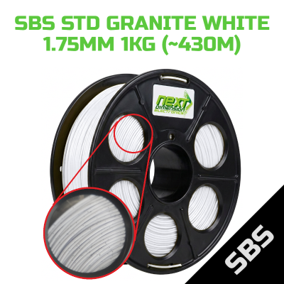 FIL X SBS Filament - Granite White 1.75mm (1kg)