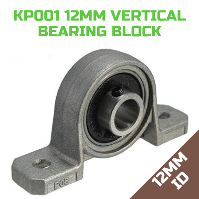 KP001 - 12mm (ID) pillow block bearing (Vertical)