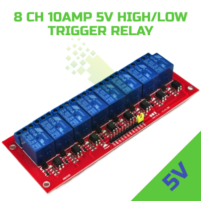 8CH 5V 10Amp Isolated Relay Board