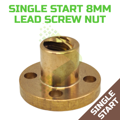 TR8x2 Metric Lead Screw Nut (8mm OD / 2mm Pitch / 1 Start)
