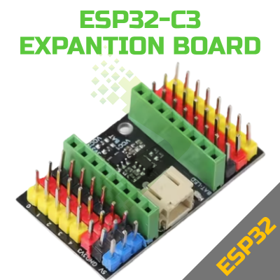 ESP32-C3 Supermini Expantion Board With Battery connector
