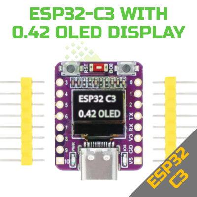 ESP32-C3 with 0.42 OLED display