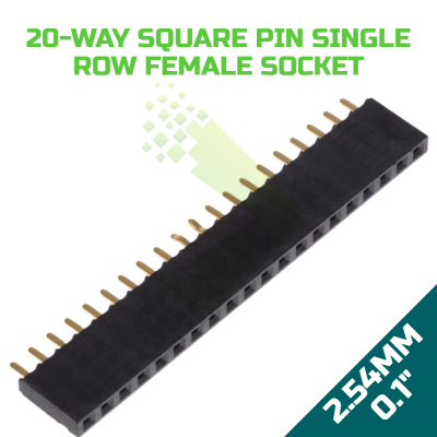 20-Way Female Pin Header...