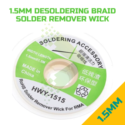 High Absobtion Solder Wick 1.5mm x 1.5m