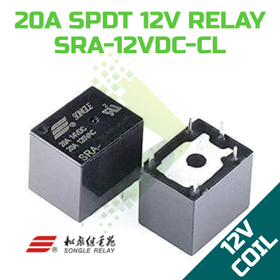 SRA-12VDC-CL SPDT 20A 12V...