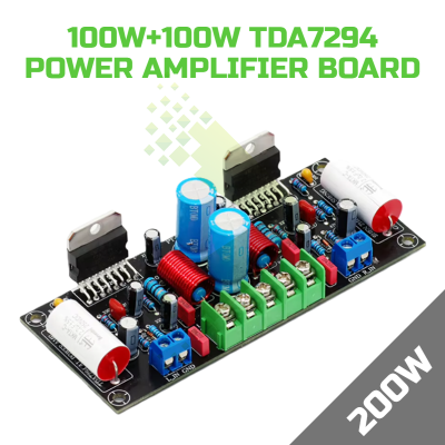 100W+100W TDA7294 Power Amplifier Dual Channel HIFI Stereo Audio Power Amplifier