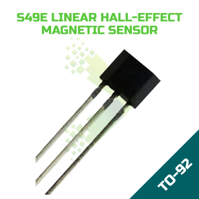 S49E Linear Analog Hall-effect Magnetic Sensor (Pack of 3)