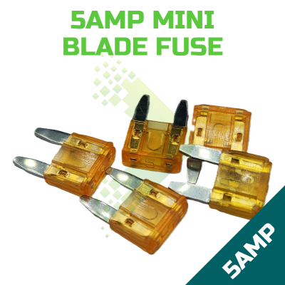 5Amp Automotive Mini Blade Fuse (Pack of 5)