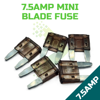 7.5Amp Automotive Mini Blade Fuse (Pack of 5)