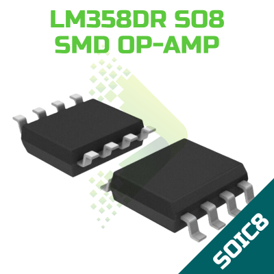 LM358 SO8 Dual Op-Amp (Pack...