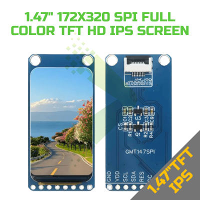 1.47" 172x320 3V3 SPI Full...
