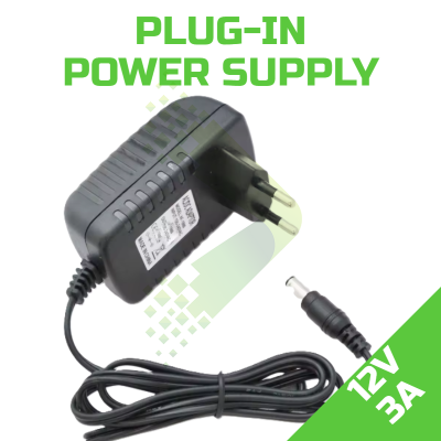 12V 3A Plugin Power Supply