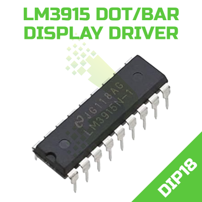 LM3915 10 Analog Voltage Level Driver