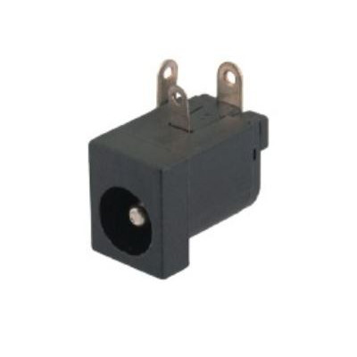 Right Angle PCB Mount DC Socket - (Fits 5.5mm x 2.1mm Plug)